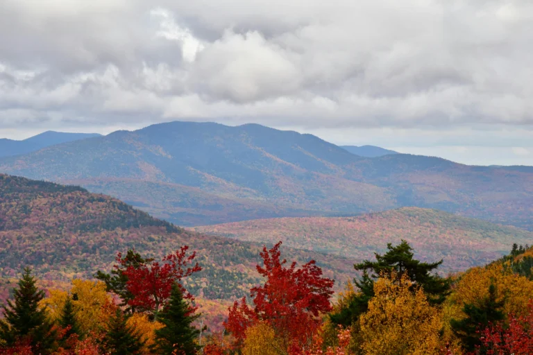 Blue Ridge Parkway winding through the mountains near Asheville
