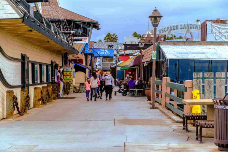 Colourful artist studios at the Spanish Village Art Center in Balboa Park
