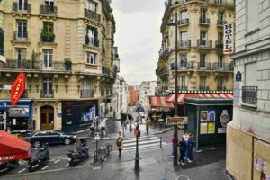 Rue de l'Abreuvoir charming street of paris
