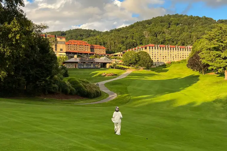 Omni Grove Park Inn and its grounds in Asheville