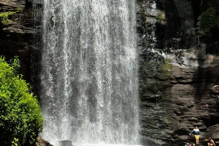 Waterfall in Pisgah National Forest near Asheville