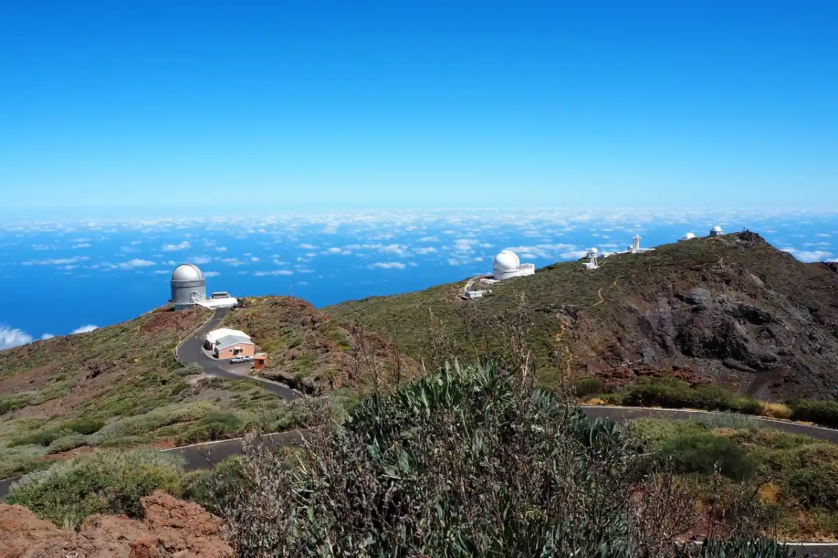 Observatories above the clouds on La Palma Canary Islands
