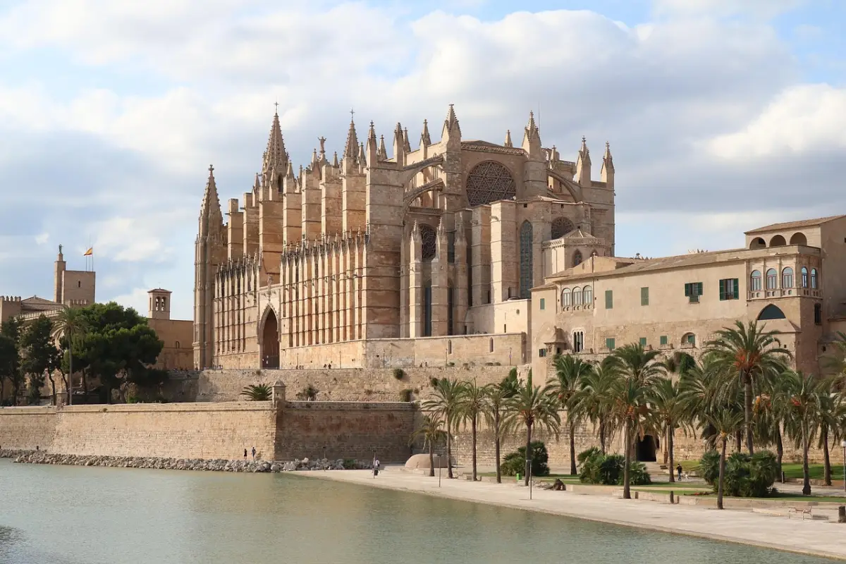 La Seu Cathedral and the old town of Palma de Mallorca