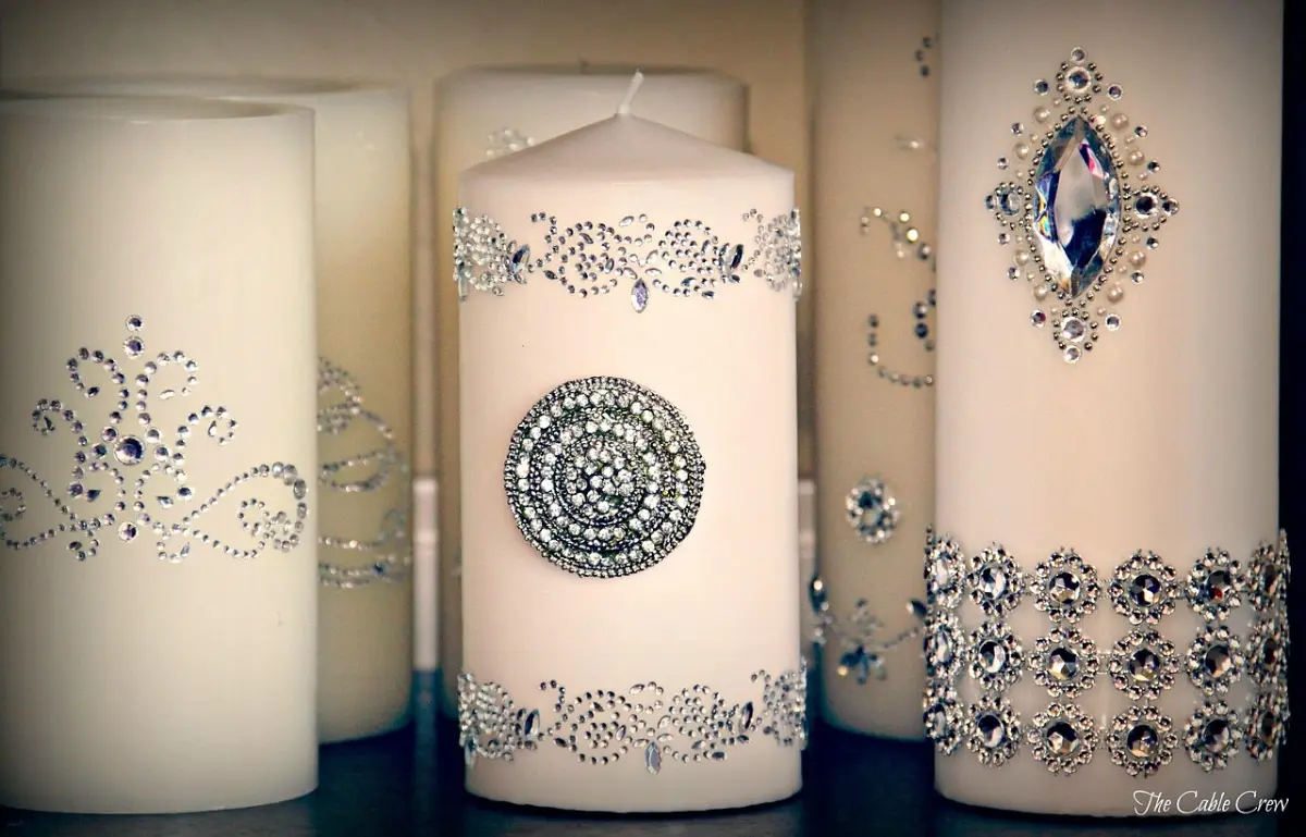 Decorated handmade candles, popular things to make and sell online