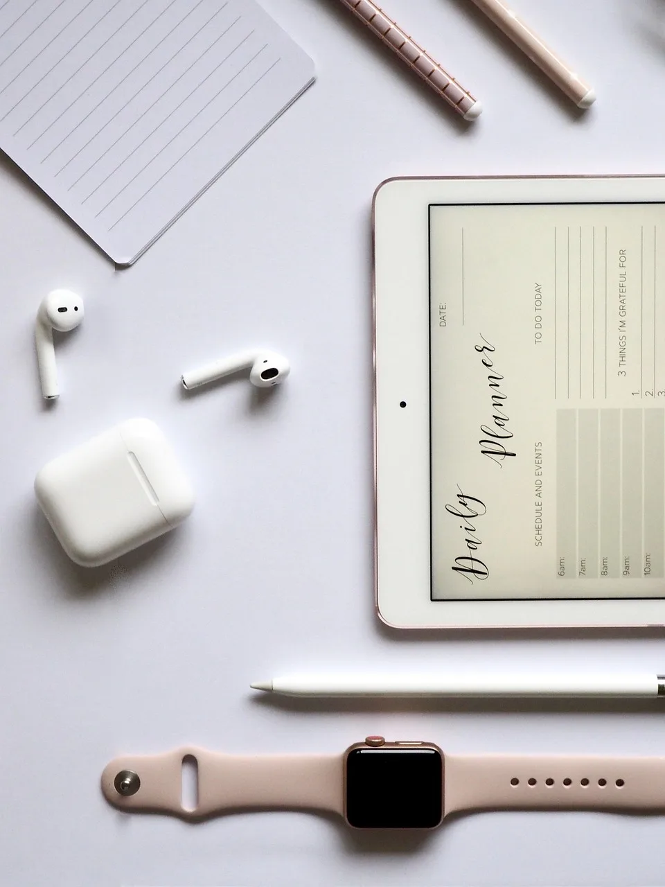 A daily planner on a desk, one of the easy things to make and sell online